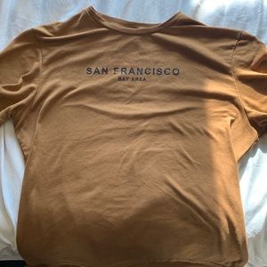Men's Bay area brown shirt